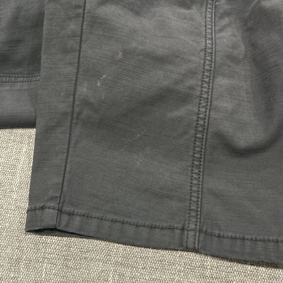 Pilcro Pants Womens 26W Plus Gray High Rise Pockets Crop Ankle *Flaw* - Picture 7 of 10